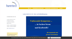Desktop Screenshot of luretec.de