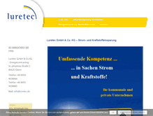 Tablet Screenshot of luretec.de